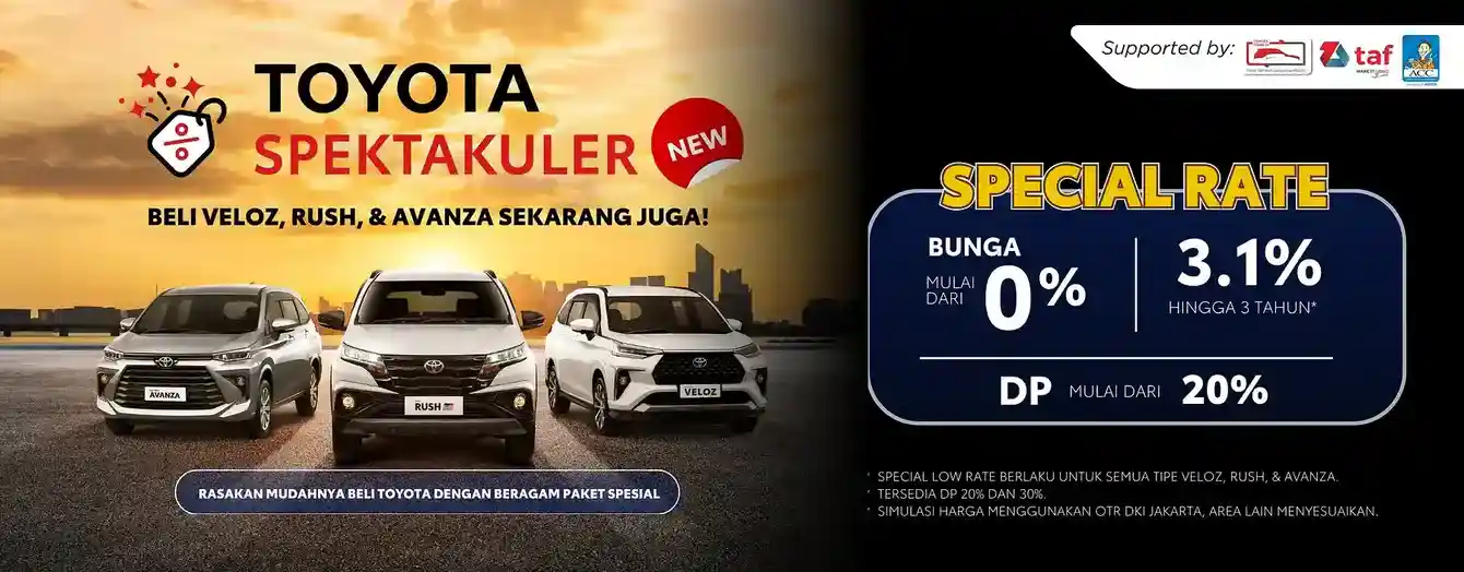 Promo bunga ringan toyota jakarta selatan